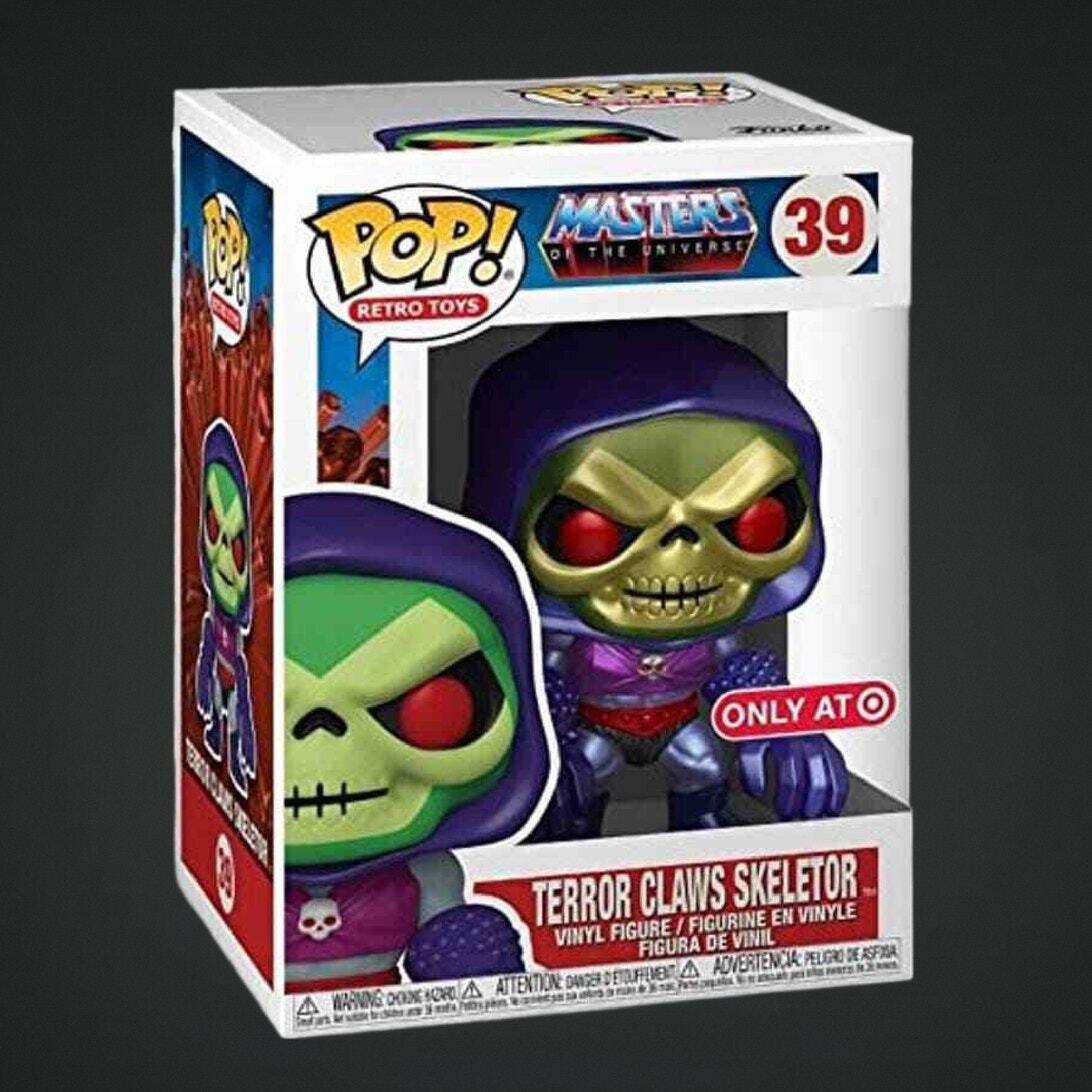 MOTU Terror Claws Skeletor Metallic Exclusive Masters of the Universe Funko Pop