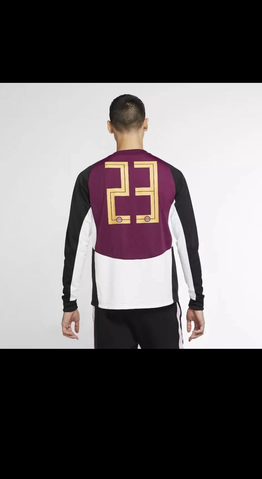 Camiseta deportiva Nike Jordan Paris Saint-Germain PSG manga larga talla pequeña Foto 2 de 2