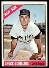 1966 Topps Chuck Schilling Boston Red Sox #6