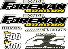 Honda Foreman Rubicon Decal Kit Sticker Graphics Emblem 2001 2002 2003 2004 Oem Honda Foreman Rubicon Decal Kit Sticker Graphics Emblem 2001 2002 2003 2004 Oem