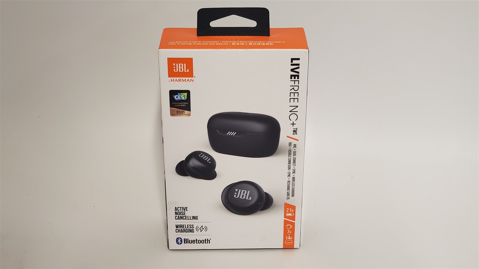 JBL Live Free NC+ TWS True Wireless In-Ear Noise Cancelling Headphones, Black