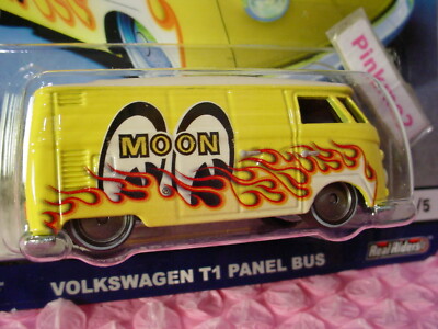 VOLKSWAGEN T1 PANEL BUS #1☆yellow VW; mooneyes ☆2018 Hot Wheels