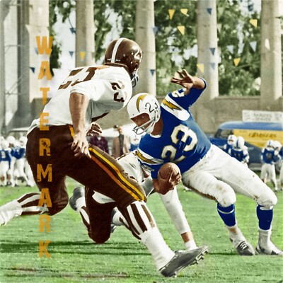 Denver Broncos at San Diego Chargers - December 10th, 1961 PRINT (3 sizes) 