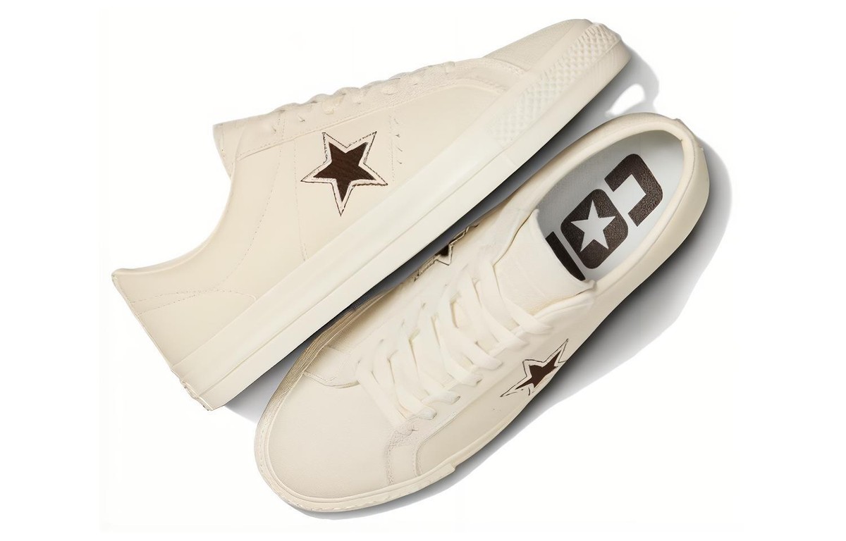 Converse One Star Pro Low Herringbone Egret A06655C