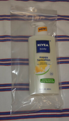 Nivea Body Daily Lotion. Happy Sensation. RARE. DISCONTINUED. 13.5oz Pump Top