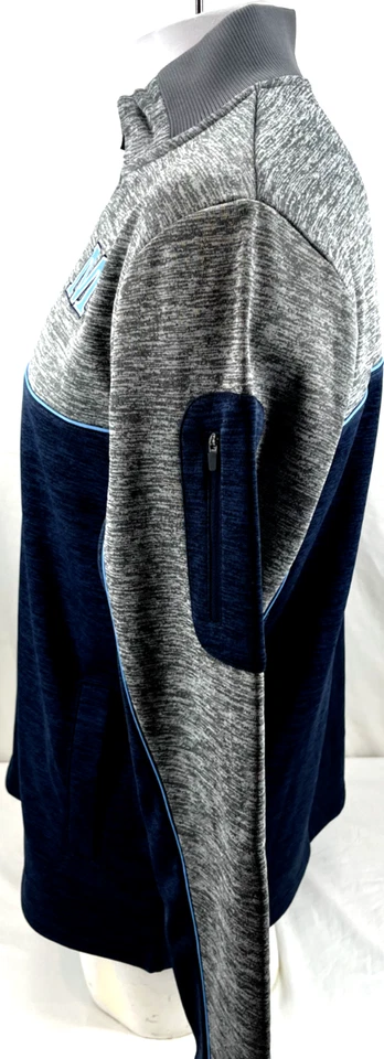 NEW Maine Black Bears Colosseum Athletics Navy LS 1/4 Zip Sweatshirt Men's L - Image 4 of 4