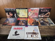 Vintage LaserDisc Movie Lot 10 Fargo Body Heat Pulp Fiction Braveheart