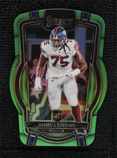 2022 Panini Select Club Level Neon Green Prizm Die-Cut /299 Joshua Ezeudu 00gy