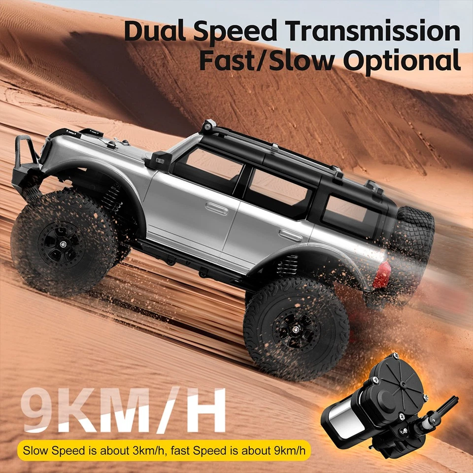 Wltoys 184023 RC Crawler 9km/h 4WD 1/18 CCS Cruise Control Sender Klettern Autos - Bild 3 von 4