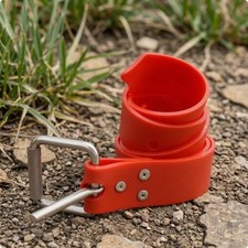 Silicone Diving Weight Belt Punched Holes Quick-Release Weight Belt Outdoor Gear