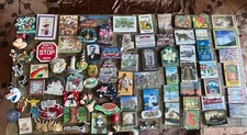 Huge Lot (75+) Vintage Refrigerator Magnets-T...