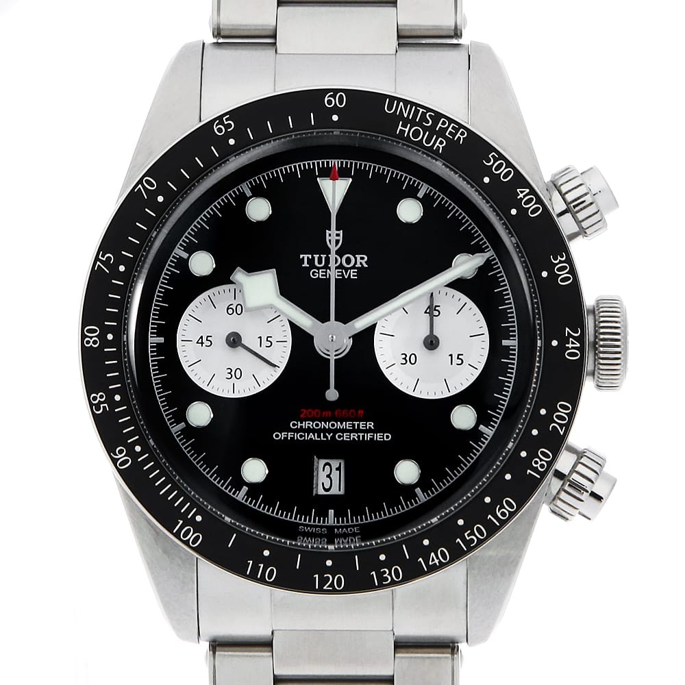 hand mens TUDOR 79360N-0011 Chrono Black Bay second - vintagewatches.pk