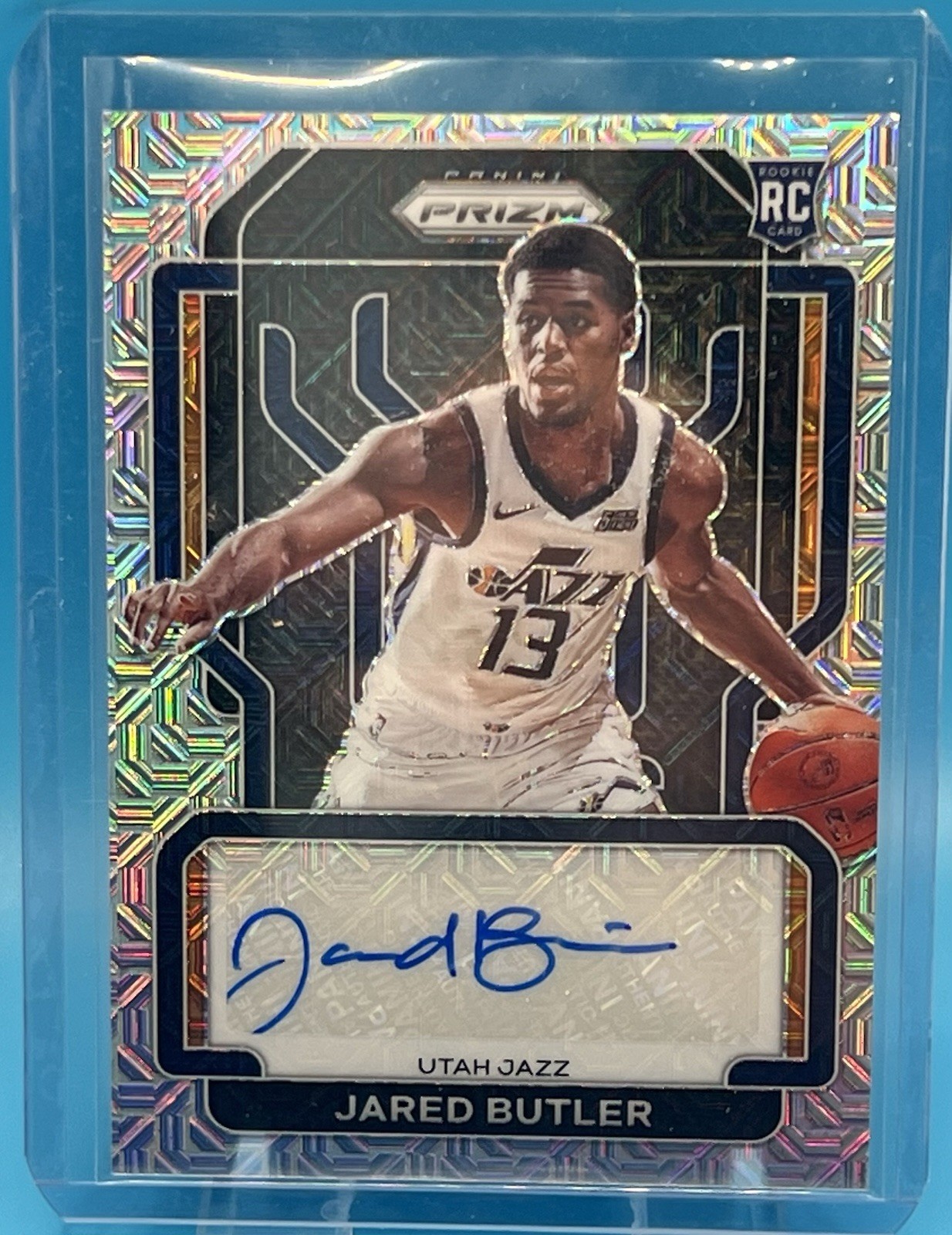 Jared Butler 2021 Prizm Mojo Auto Rookie Card RC /25 RS-JBU Jazz Thunder Wizards