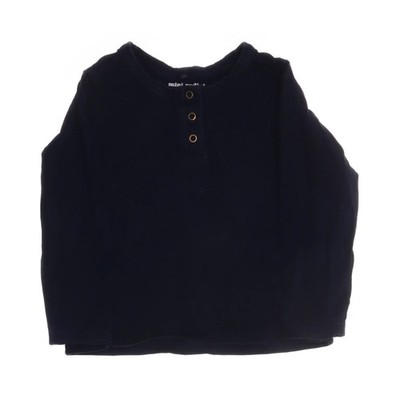 Mini Rodini, Henley Shirt, Größe: 80/86, Blau, Baumwolle/Elasthan #9RC