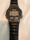 Vintage TIMEX  Ironman Triathlon Watch Works! Black Orange Early Digital Unisex