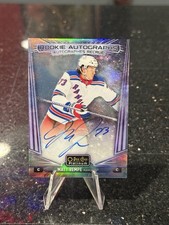 Matt Rempe 2024-25 O-Pee-Chee Platinum NHL Cosmic Rookie Auto #48/50