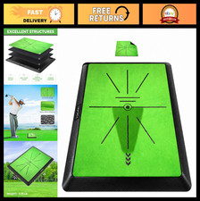 Golf Hitting Mat with Swing Path Feedback, Heavy-Duty Anti-Slip Base, Portable P
