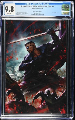 Marvel Black, White & Blood and Guts #1 Derrick Chew 1:100 Virgin Cover- CGC 9.8