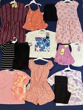 Huge Lot Girls Size 14 16 Clothes NEW EC Shorts Dress Summer Under Armour L GAP