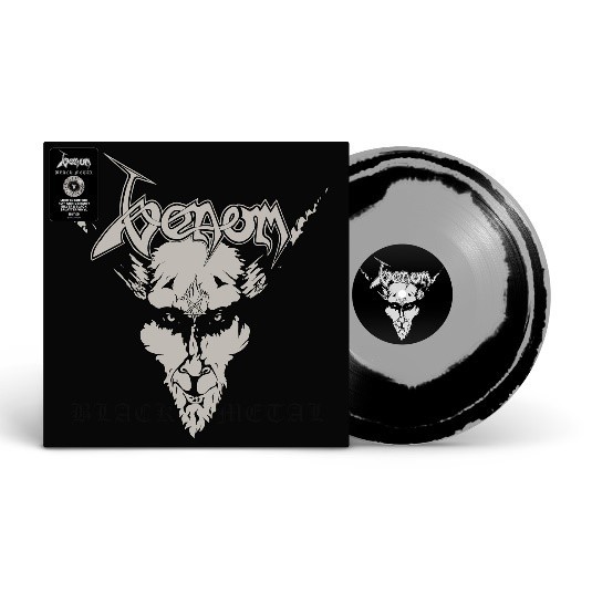 Varathron　ブラックメタル black l Venom Black Metal 40th Anniversary LP Silver Black Swirl Vinyl NEW