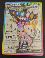 Espeon EX 175 Black Star Promo Prismatic Evol...