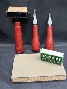 Speedball Linoleum Cutter Set With Roller 