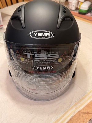 Yema Helmet 637 Matte Black XXL New In Box Never Worn