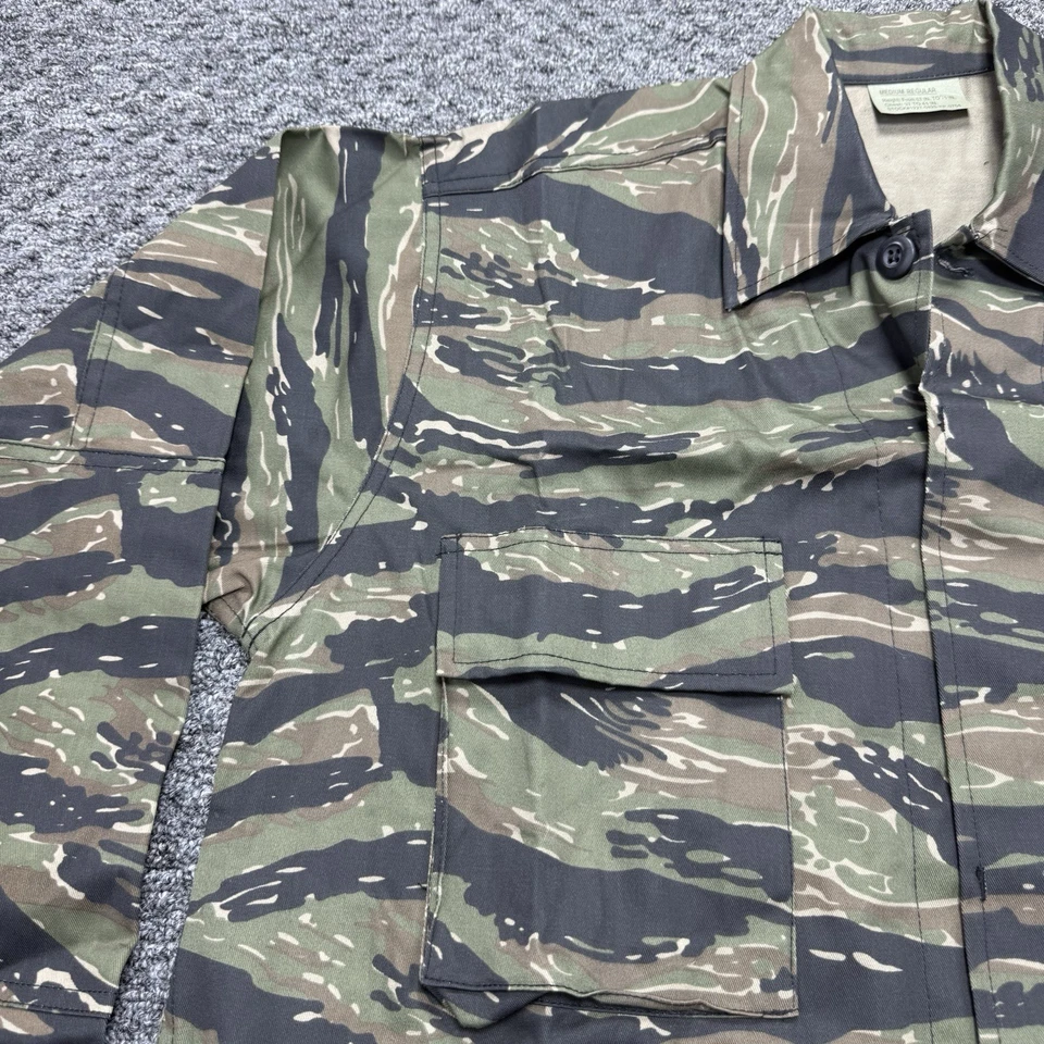 Rothco BDU Shirt Mens Medium Tiger Stripe Camo Ultra Force Pocket Military - Image 4 of 4