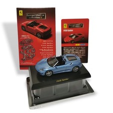 Kyosho 1/64 Ferrari F430 Spider Light Blue #1738