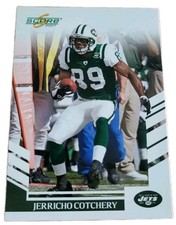 2007 Score Football Card Jerricho Cotchery New York Jets #169 (O1