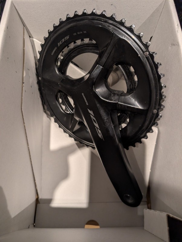 Shimano 105 FC-R7100 12-Speed Chainset / Crankset – 50/34T – 172.5mm – Boxed