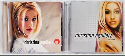 Lot of 2 Christina Aguilera Music CDs - Mi Reflejo & Debut Self Titled 
