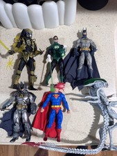 NECA Superman Vs Aliens Batman Vs Aliens Figu...