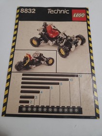 LEGO 8832 - Technic: Model: Race: Roadster - 1988 - NO BOX Complete
