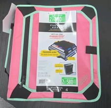 Mead Five Star 2" Zipper School Binder Pink, Green black NWT.