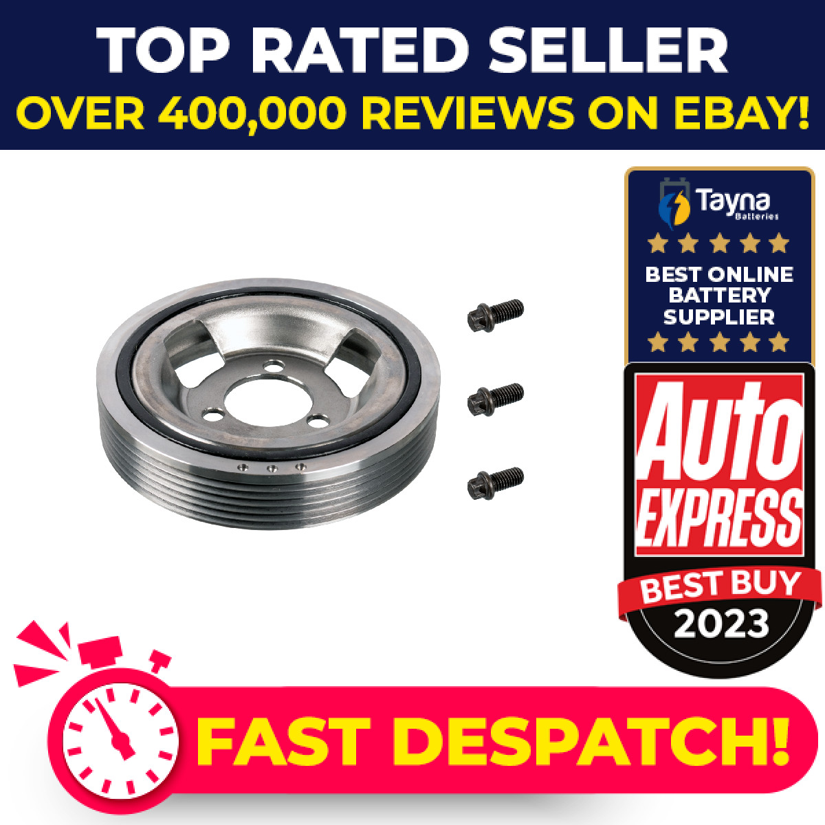 Crankshaft Pulley fits MINI PACEMAN COOPER R61 1.6 12 to 16 Belt 11237562801 New