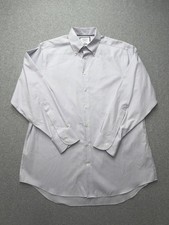 Charles Tyrwhitt Dress Shirt Mens 16.5 34/35 Blue Check Classic Fit Non Iron