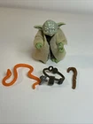 Vintage Star Wars Yoda Light Green 100% Complete Figure 1980 Kenner Orange Snake