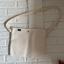 Brady Canvas Shoulder Bag Cream Color Ladies Crossbody, Adjustable Strap