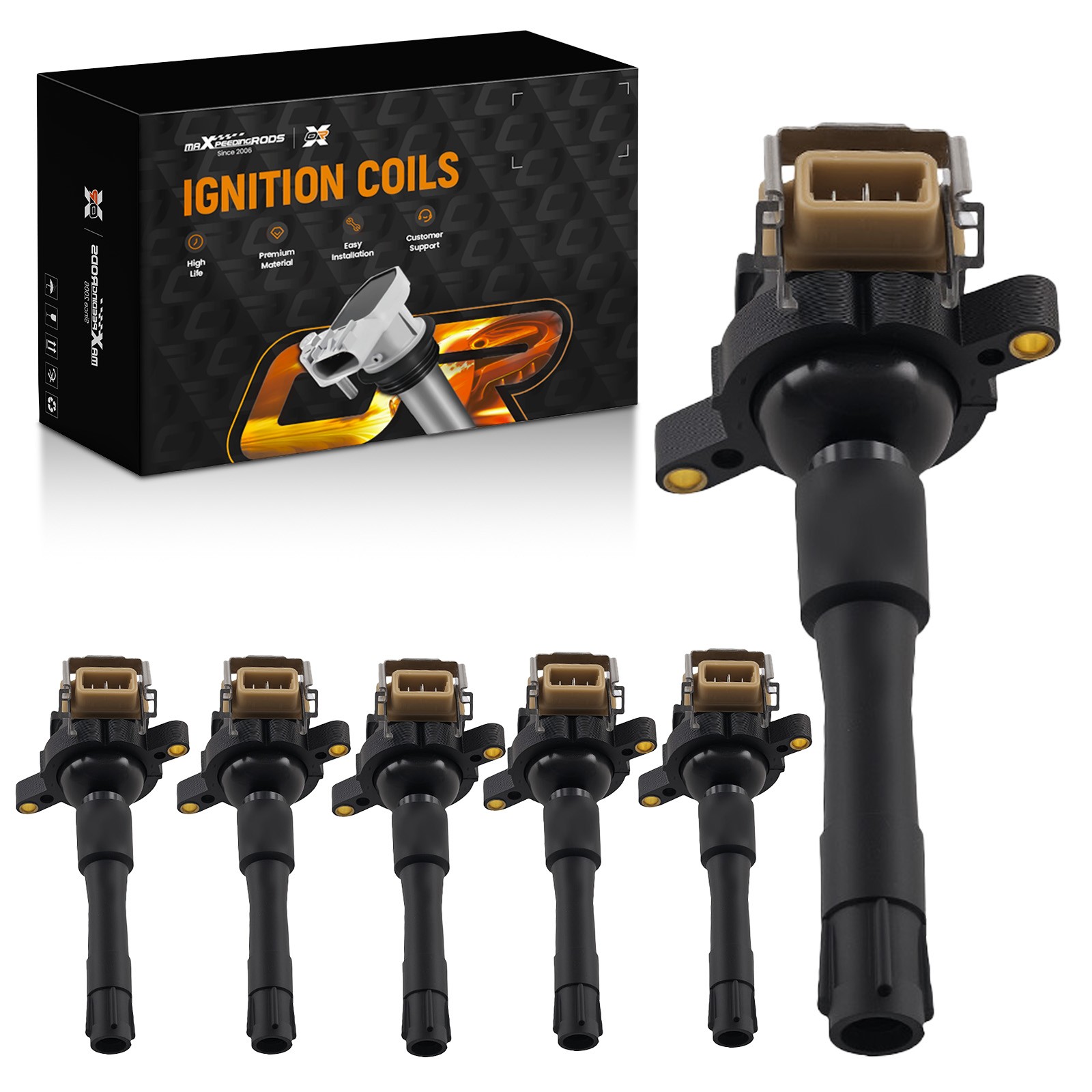 6x Ignition Coil Module for BMW 3 Compact E36 323ti M52 B25 / E46 325ti M54 B25 - Image 3