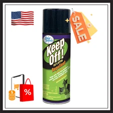 Keep Off! Cat Repellent Spray Outdoors & Indoor 6 Ounces 24-HOUR PROTECTION New
