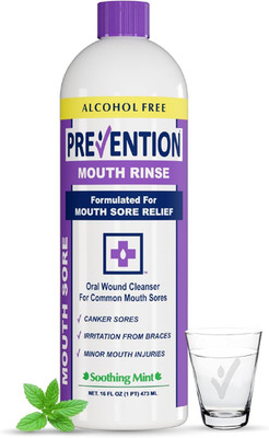 Prevention Mouth Sore Mouth Rinse, Canker Sore Treatment, Oral Pain Relief Mouth