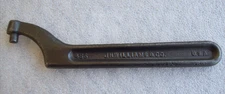 vintage J H Williams #456 pin spanner wrench, 1/4'' pin