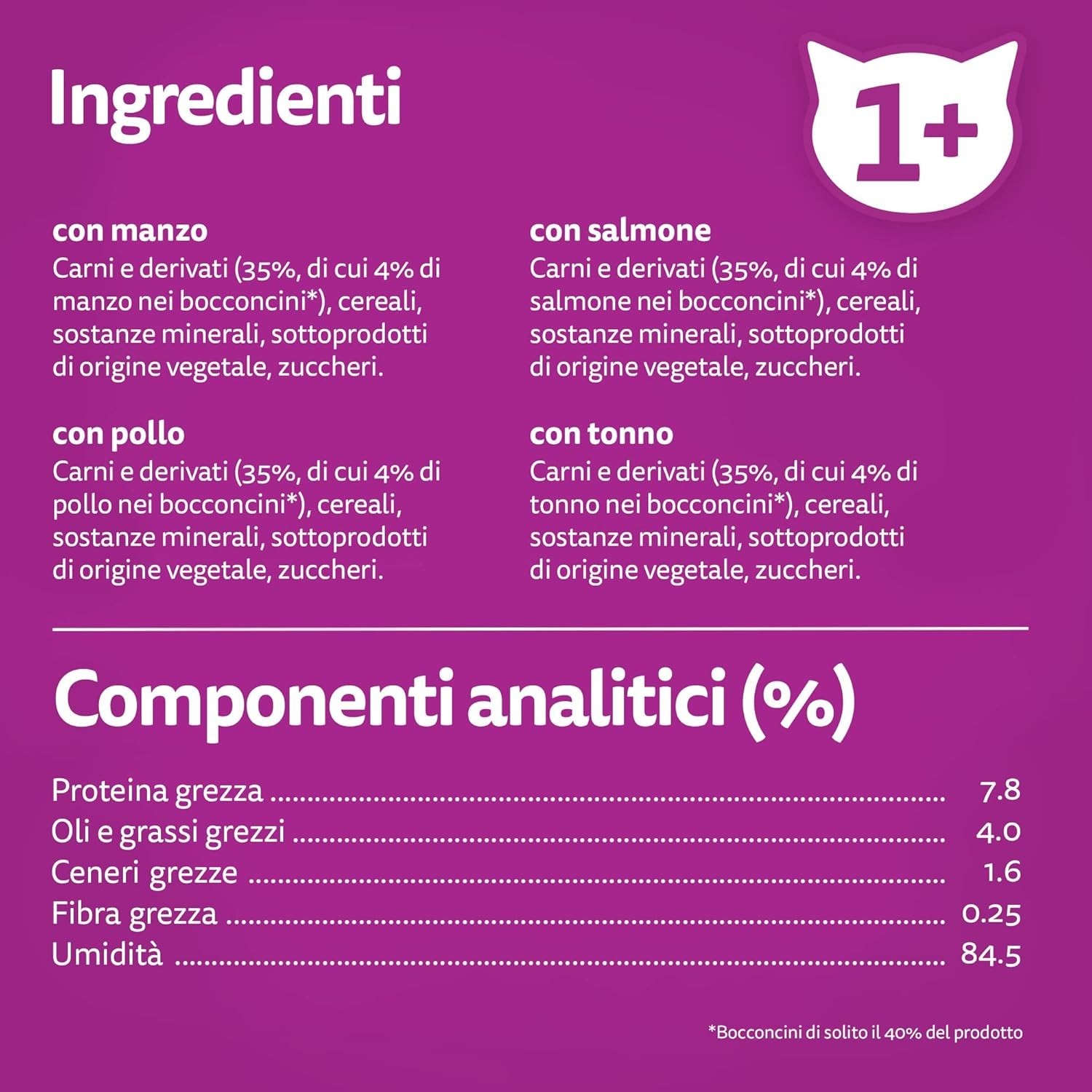Whiskas Umido Gatto 84x85g - Dieta Completa e Idratazione Quotidiana - 3