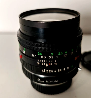 Minolta ROKKOR 50mm 1.4 Adapted TO Leica M - Imagen 1 de 3