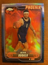 2024-25 Topps Chrome Devin Booker Blue Refractor #164 Phoenix Suns NBA