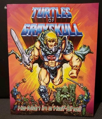 TMNT MOTU TURTLES OF GRAYSKULL HE-MAN IN A HALF SHELL MINI COMIC BOOK