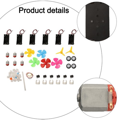Komplettes Engineering Motor Kit enthält sechs Miniatur DC Motoring ...