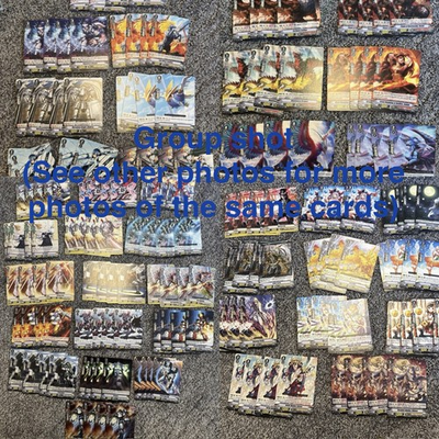 #ad #ad 160 Cardfight Vanguard V BT01 Misc Common Playsets 4x Copies of Assorted Cards $4.79