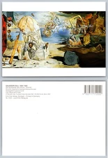 Continental Salvador Dali Surreal Art Postcard